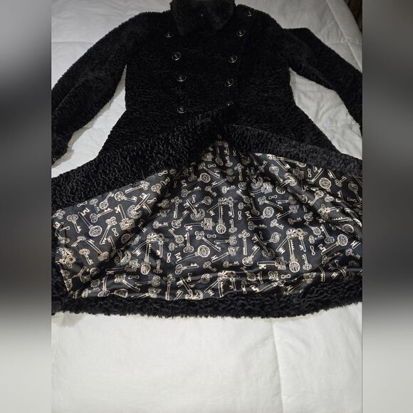 WHAT GOES AROUND COMES AROUND Black Coat Jacket S Anthropologie. GC - Picture 7 of 16